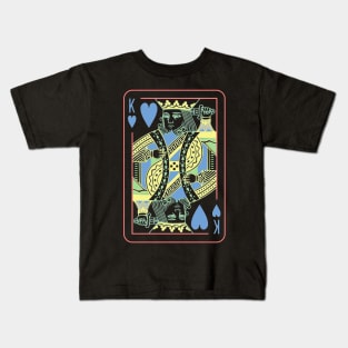 King of Hearts Night Mode Kids T-Shirt